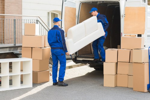 Man and van service helping with a local move in Dulwich