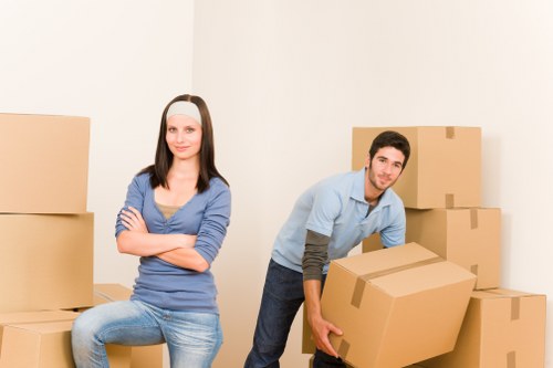 Commercial office furniture being collected in the Dulwich area