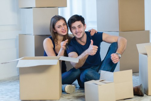 Removalists loading household furniture for a home move in Dulwich