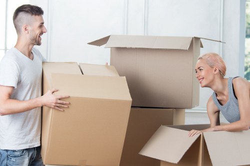 Packing and handling office furniture for a Dulwich business relocation