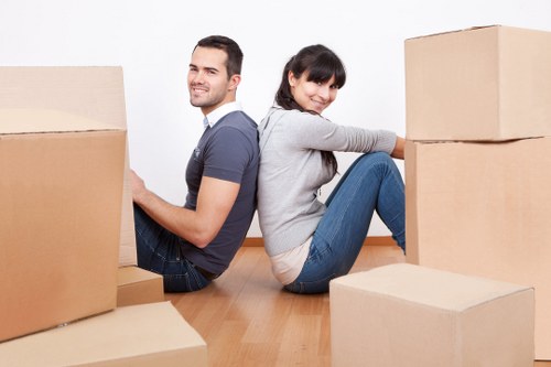 Staff trained to handle removals carefully in a Dulwich property